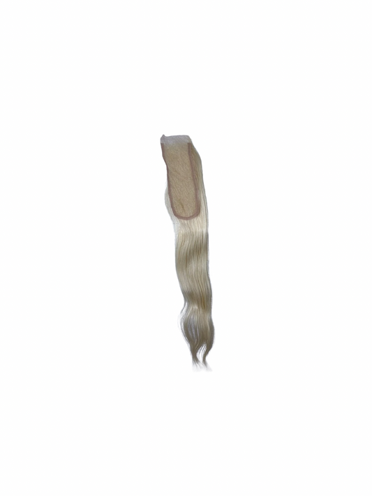Pretty Platinum Blonde HD Closure (2x6 lace)