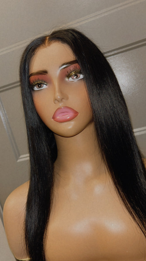 2 X 6 HD LACE CLOSURE STRAIGHT WIG